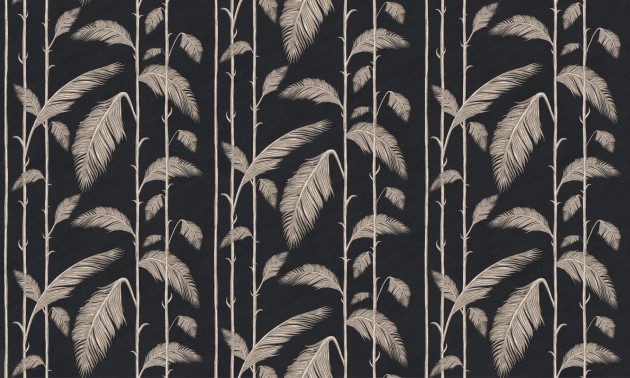 Dekorami Palm Springs - mural w liście