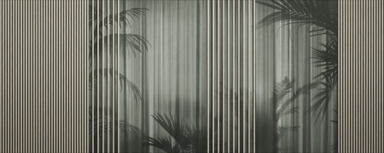 Dekorami Pavillon Vert - mural w pionowe pasy