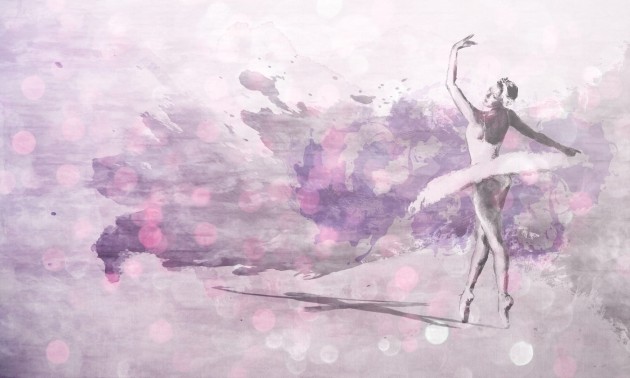 Dekorami Primaballerina Viola - mural z baletnicą