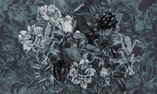 Dekorami Renaissance Blue - mural w kwiaty