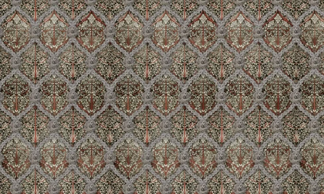 Dekorami Royal Hall 1 - mural w kwiaty