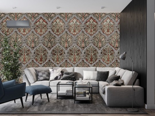 Dekorami Royal Hall 2 - mural w kwiaty