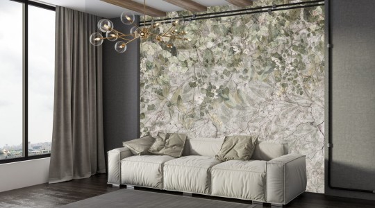 Dekorami Si 2 - mural w liście