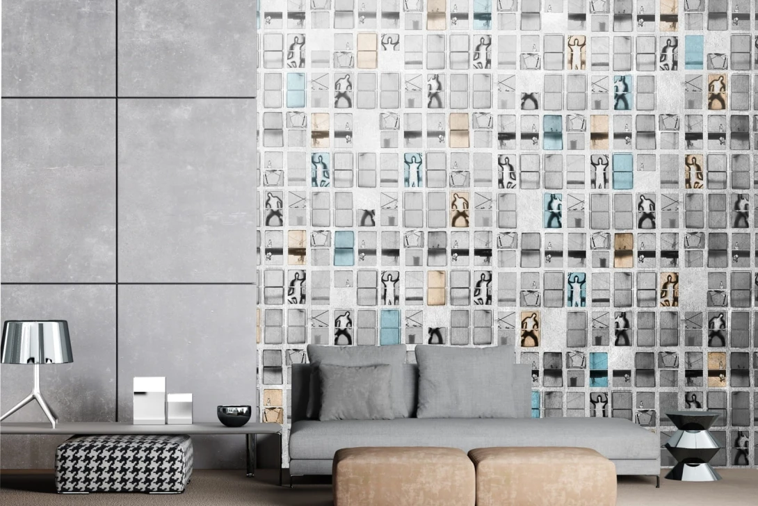 Dekorami Sousede 3 - mural mozaika