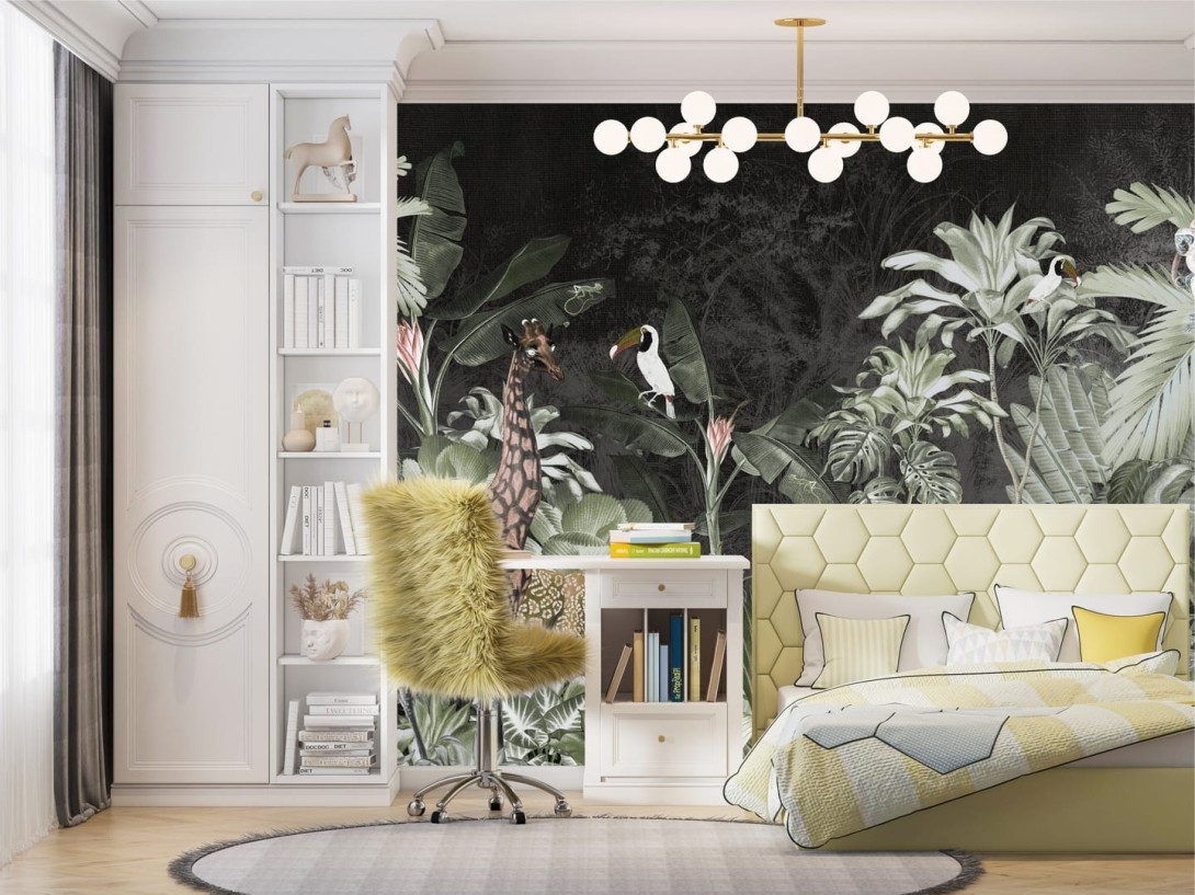 Dekorami Tropical Party 1 - mural z dżunglą