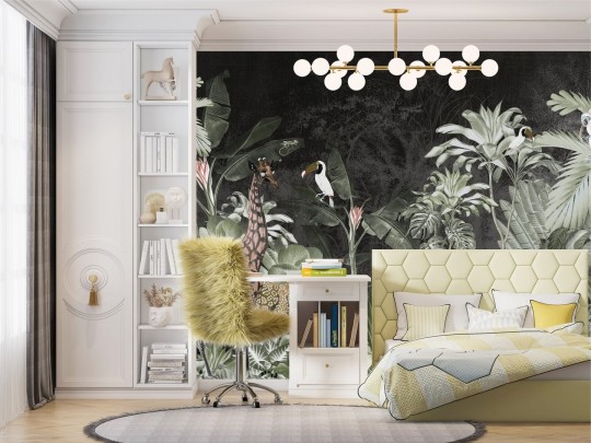 Dekorami Tropical Party 4 - mural z dżunglą
