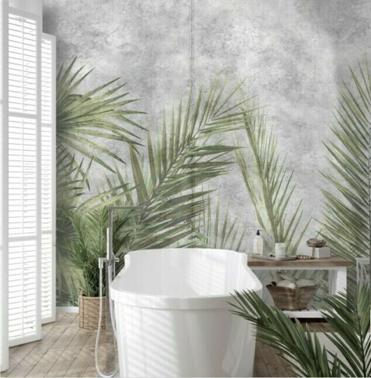 Dekorami Tropical Wind Spring - mural w liście