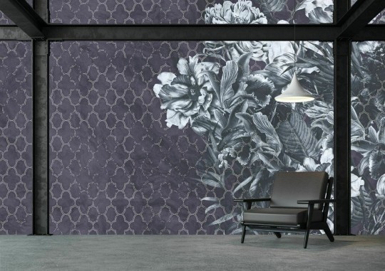 Dekorami Villa dei Fiori d'Oro - mural w kwiaty