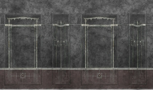 Dekorami Wonder Wall 2 - mural postarzała ściana