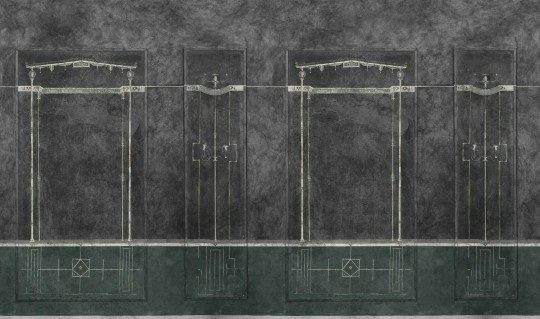Dekorami Wonder Wall 3 - mural postarzała ściana