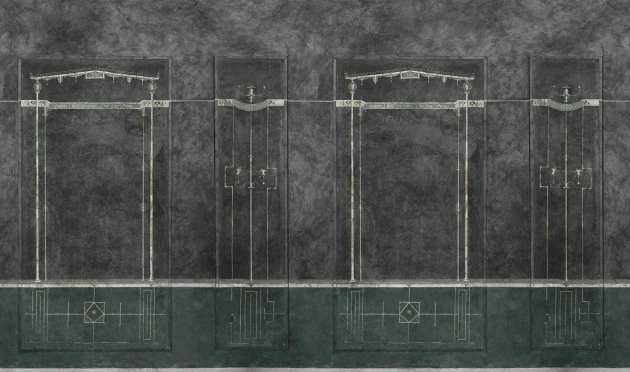 Dekorami Wonder Wall 3 - mural postarzała ściana