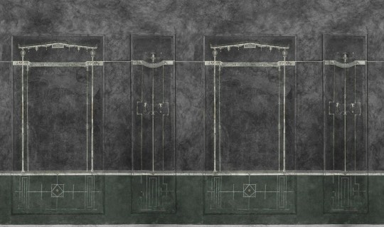 Dekorami Wonder Wall 4 - mural postarzała ściana