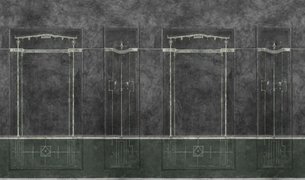 Dekorami Wonder Wall 4 - mural postarzała ściana