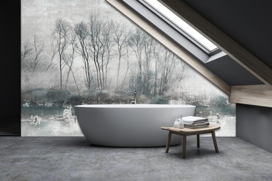 Dekorami Nebbia 4 - mural z drzewami