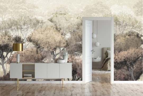 Dekorami Treetop Walk 3 - mural z drzewami