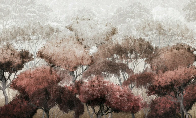 Dekorami Treetop Walk 5 - mural z drzewami