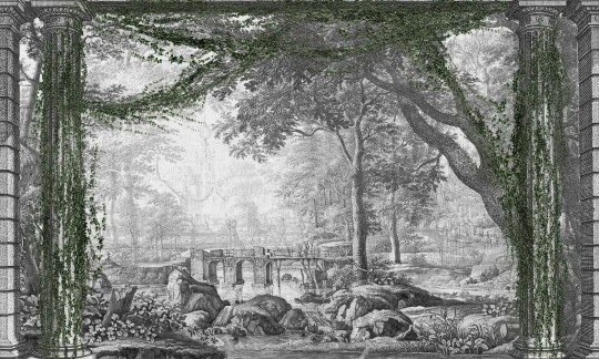 Dekorami Arcadia 3 - mural z drzewami