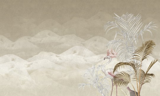 Dekorami Allure 2 R - mural z flamingami
