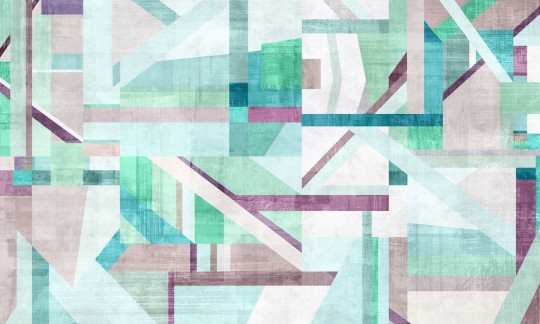 Dekorami Allegre 3 - mural z geometrycznym wzorem
