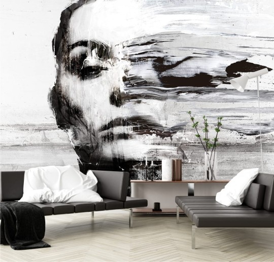 Dekorami 60631. The Face - mural z twarzą