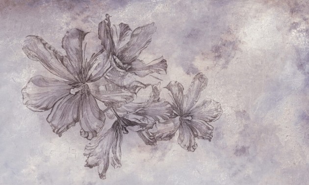 Dekorami Bailly 3 - mural w kwiaty