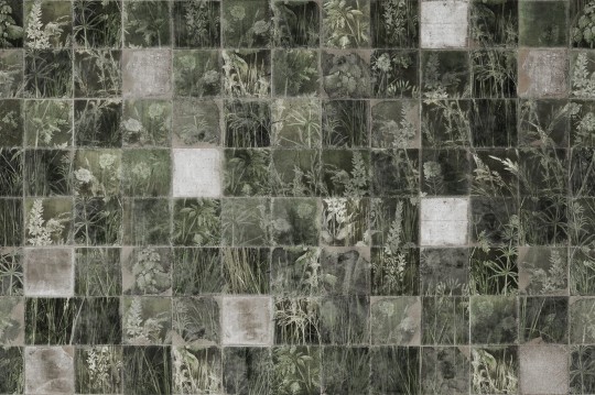 Dekorami Erbosa 6 - mural z roślinną mozaiką