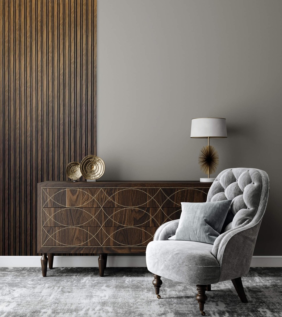 Lamele ścienne Lamelio Milo Orzech