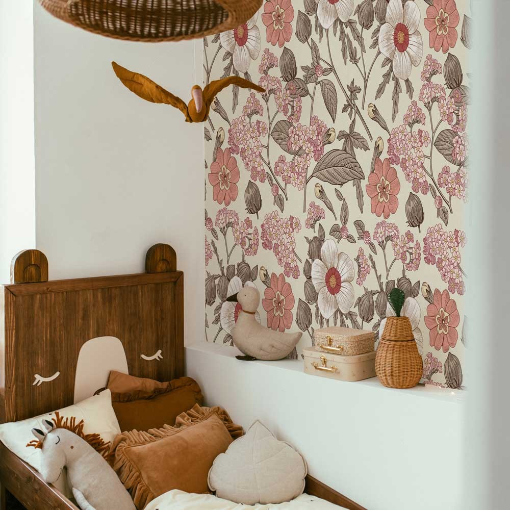 Dekornik DEKO.TAP.310 Retro Bouquet - tapeta bukiet kwiatów
