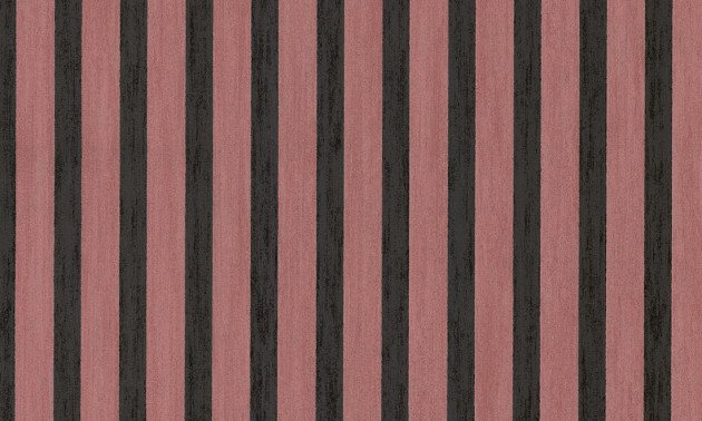 Arte 78116 Flamant Les Rayures Petite Stripe - tapeta w wąskie czerwono-czarne paski