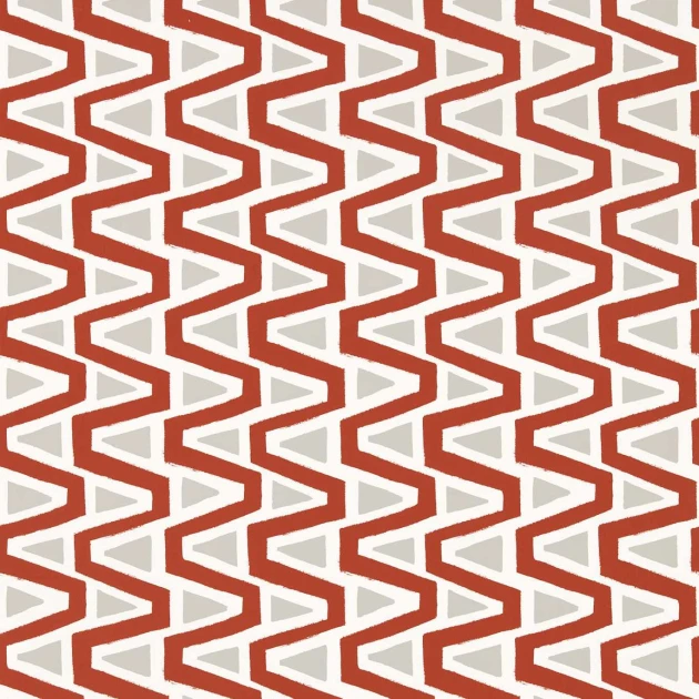 Harlequin 112833 Colour 2 Perception BRAZILLIAN ROSEWOOD/TEMPLE GREY/NEW BEGINNINGS - trójkolorowa tapeta z motywem geometrycznym