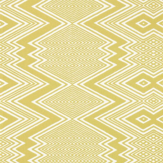 Harlequin 112850 Colour 2 Ankara SUNFLOWER/AWAKENING - żółto-biała tapeta z motywem geometrycznym