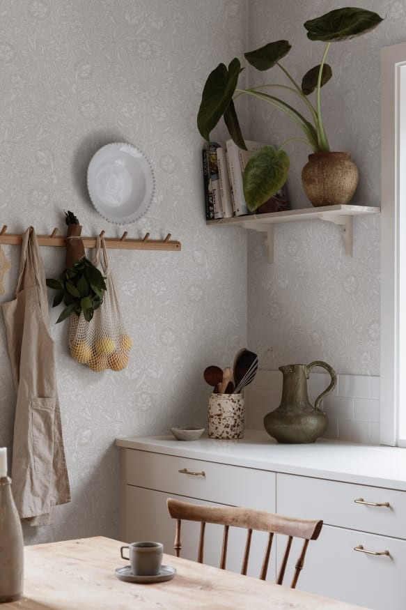 Sandberg S10209 Villa Dalaro II Caroline Sandstone - tapeta botaniczna