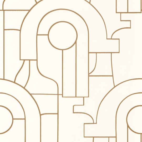 Casadeco 88410313 Iconic Arty Camel - tapeta w architektoniczne linie