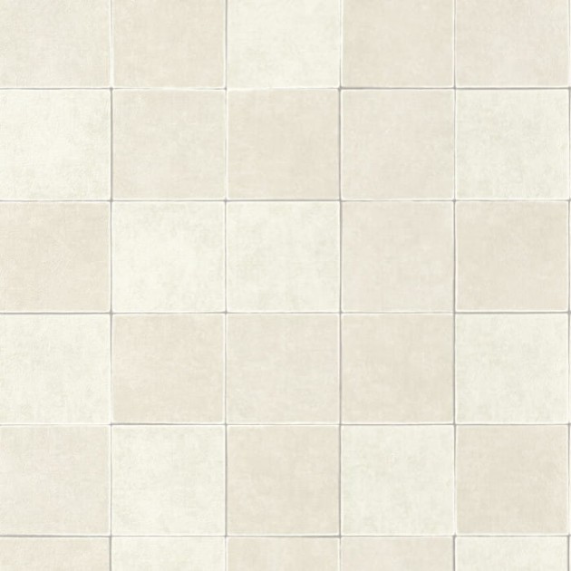 Casadeco 88100110 Minerals Zelliges Blanc Albatre - tapeta imitująca płytki ceramiczne