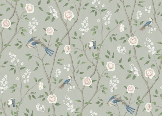 Boras Tapeter 1903 Dreamy Escape Paradise Birds - tapeta rajskie ptaki