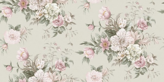 Boras Tapeter 4252 Dreamy Escape Floral Charm - tapeta z bukietami kwiatów