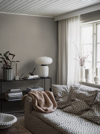Boras Tapeter 4313 Linen Muscot - tapeta lniana brązowa
