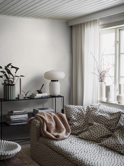 Boras Tapeter 4303 Linen White - tapeta lniana biała