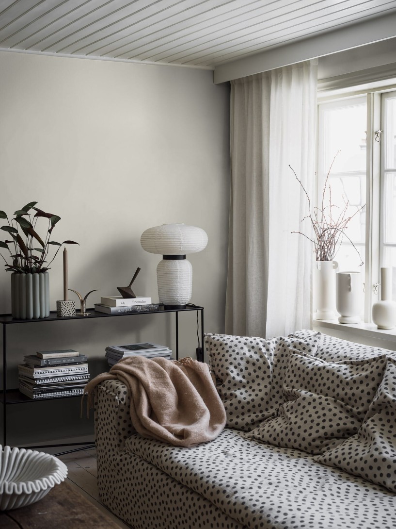 Boras Tapeter 4306 Linen Light - tapeta lniana beżowa