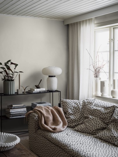 Boras Tapeter 4306 Linen Light - tapeta lniana beżowa