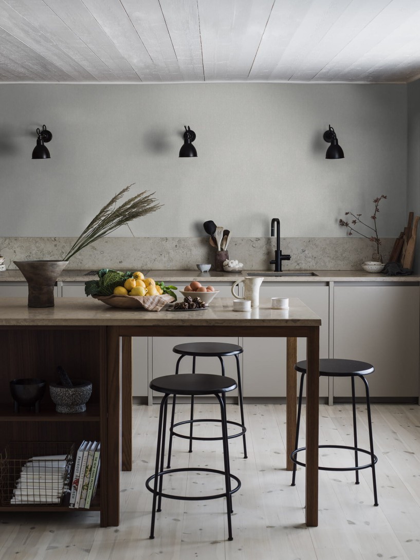 Boras Tapeter 4320 Linen Dove Grey - tapeta lniana szara