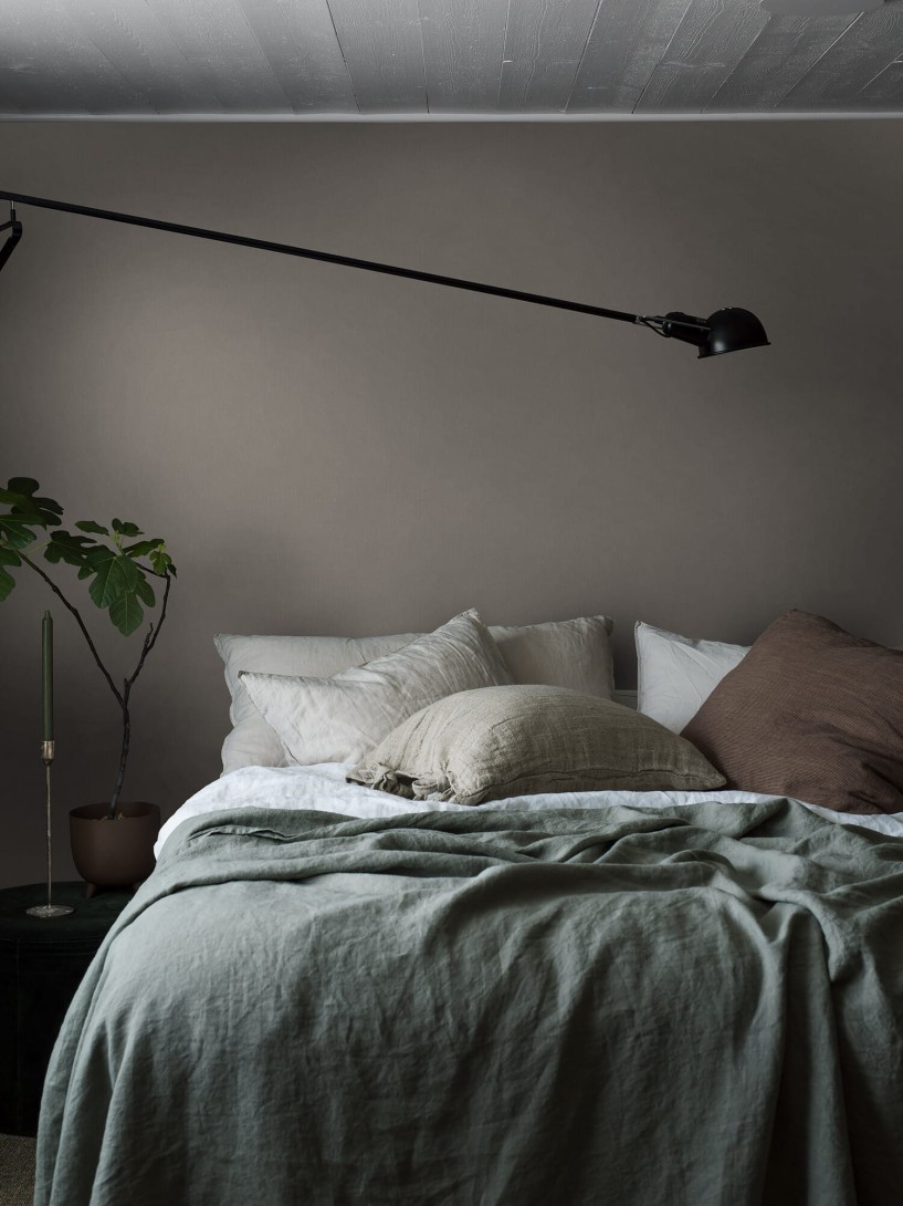 Boras Tapeter 4321 Linen Ash Grey - tapeta lniana szara