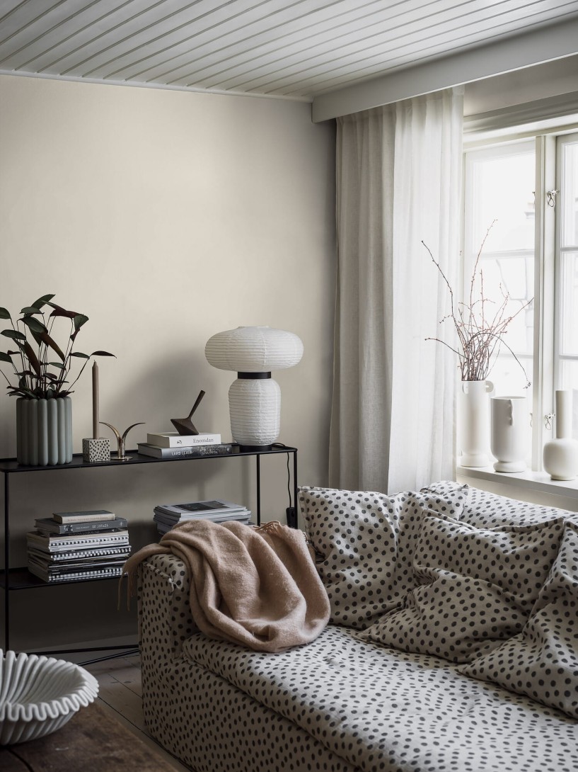 Boras Tapeter 4304 Linen Cream - tapeta lniana kremowa