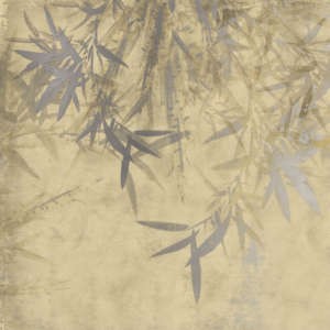 Yo2 RF1.01 IS Rusty Florals - mural z motywem liści bambusa