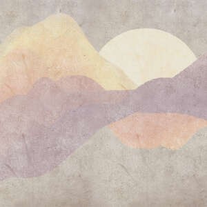 Yo2 LU1.01.2 CR Lucid - mural z krajobrazem gór i księżyca