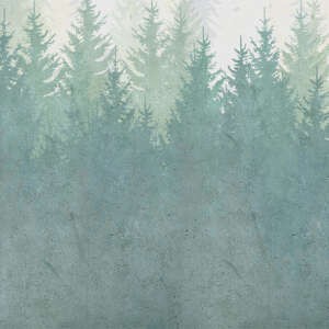 Yo2 LU1.04.1 CR Lucid - mural z motywem mglistego lasu
