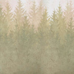 Yo2 LU1.04.2 CR Lucid - mural z motywem mglistego lasu