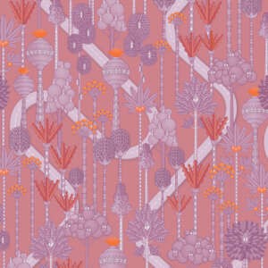 Yo2 BF1.01.1 GL Biophilic Futures - mural z motywem drzew i pasów drogowych