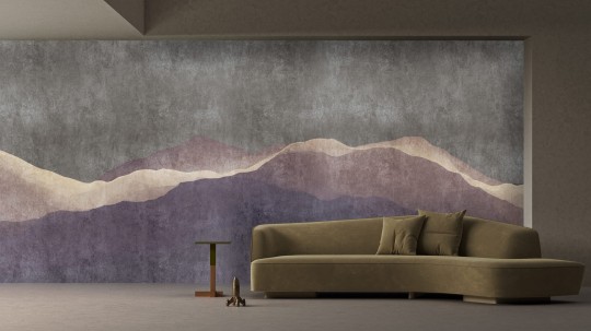 Yo2 ES1.03.1 CR Estate - mural z górskim krajobrazem