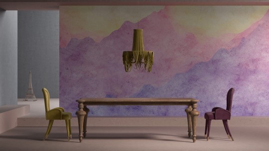 Yo2 ES1.04.2 CR Estate - mural z górskim krajobrazem